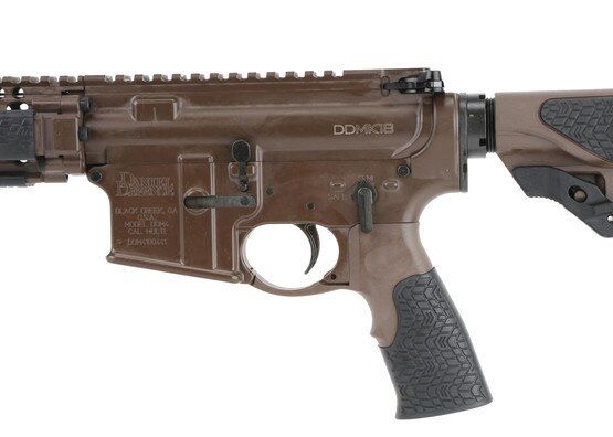 The Daniel defense MK18 AR-15 chambered in 5.56x45mm NATO is an NFA registered SBR